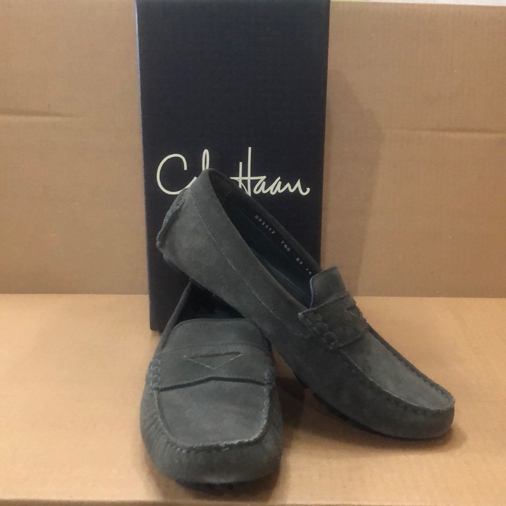Cole Haan Air Penny Driver Loden Suede 7.5